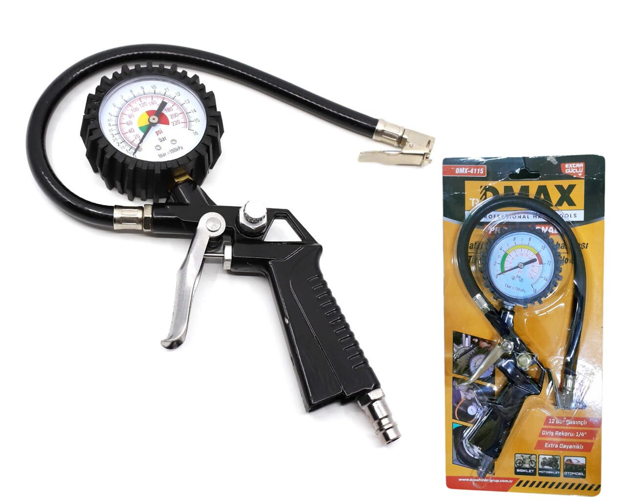 Lastik Şişirme Tabancası Saatli DMX4115