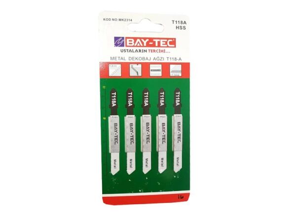 T 118 A Metal Dekupaj Testere Ağzı