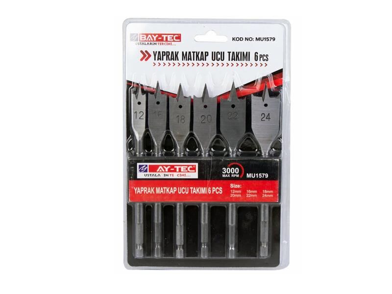 BAY-TEC Yaprak Ucu Seti 6'lı  MU1579