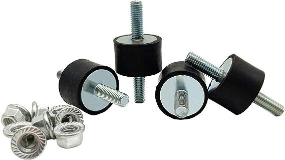 30X20MM M8  A  TİP LASTİK TAKOZ 8 ADET SET, 16 ADET ŞAPKALI m8 SOMUNLA BİRLİKTE