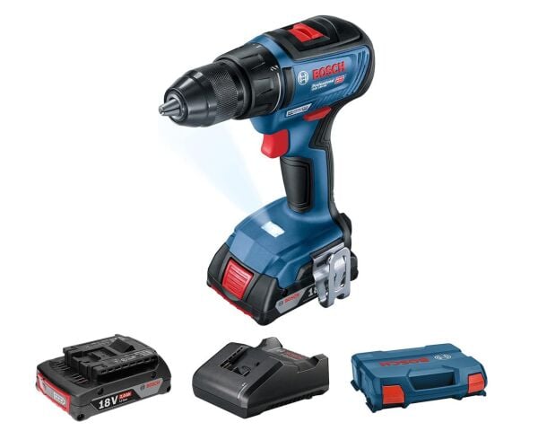 BOSCH GSR 18V-50 Profesyonel Akülü Delme Vidalama 18V 5.0Ah