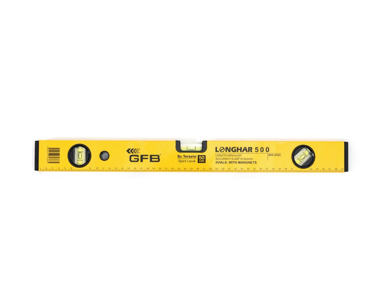Sarı Su Terazisi Mıknatıslı 40cm GFB5500