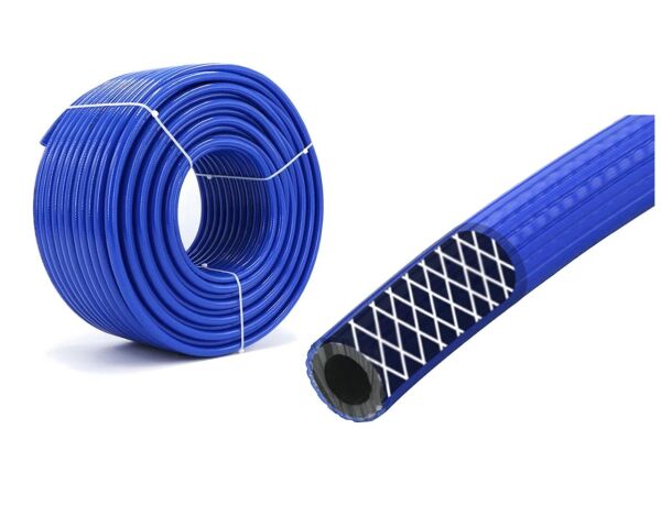 Çelik Thermo Kompresör Hava ve LPG Hortumu 10 mm Mavi