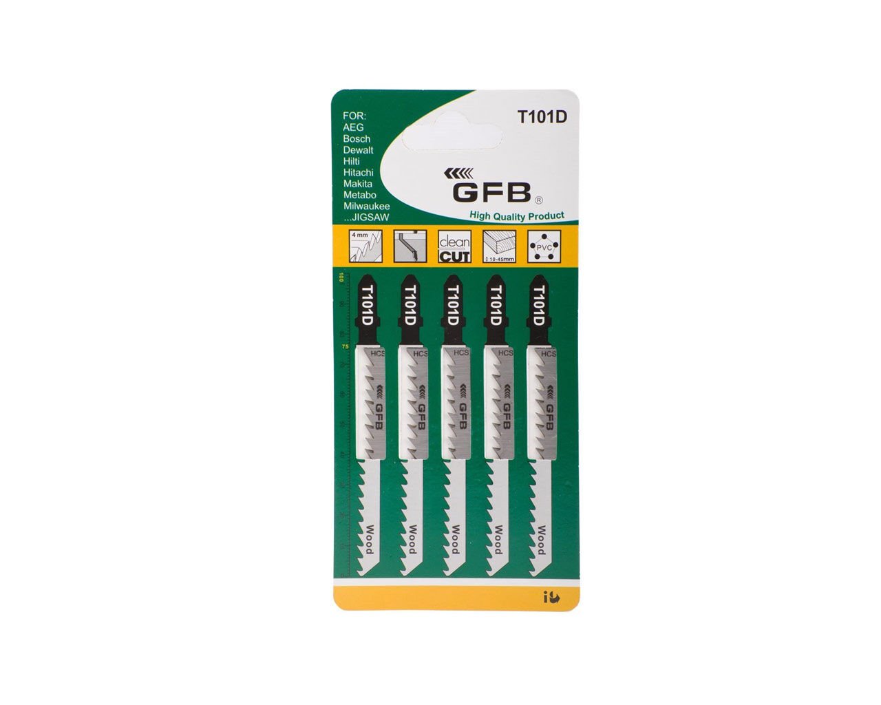 T101D Ahşap Dekupaj Testere Ağzı GFB2242 (5'li Paket)