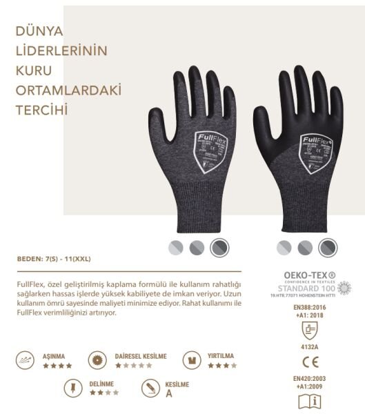 FullFlex Palm MG Nitril Eldiven XL - No:10