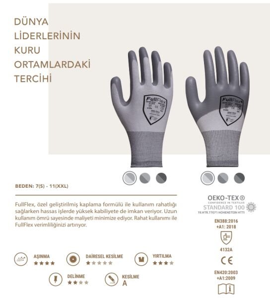 FullFlex Palm G Nitril Eldiven XL - No:10
