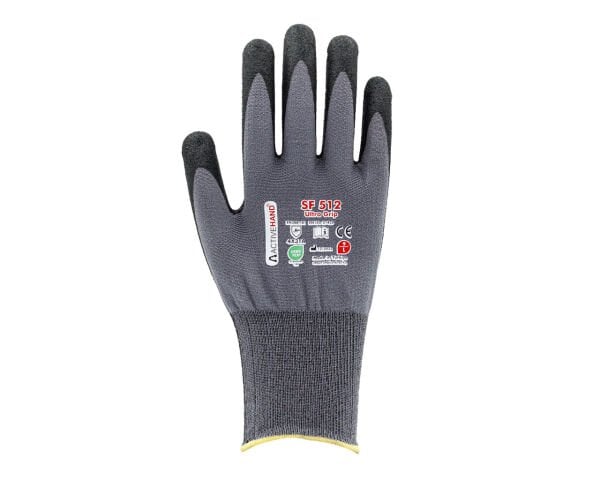 SF 512 GR/SY NO:8 Köpük Nitril Kaplı Sandy Finish Polyester Eldiven