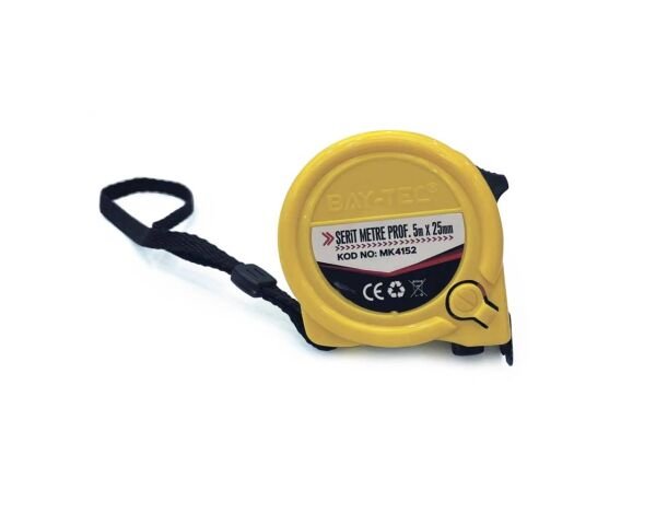 MK4152 Profesyonel Çelik Şerit Metre 5x25mm