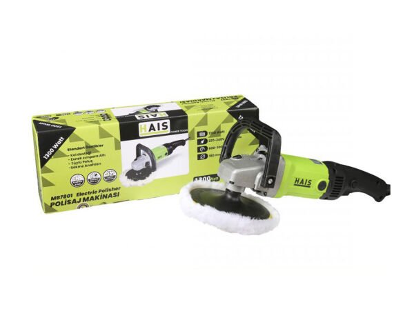 HAİS Polisaj Makinası 180 mm 1300 Watt MB7801