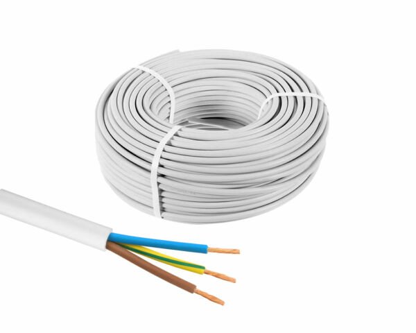 TTR Kablo Beyaz 3x1.5 mm H05VV-F
