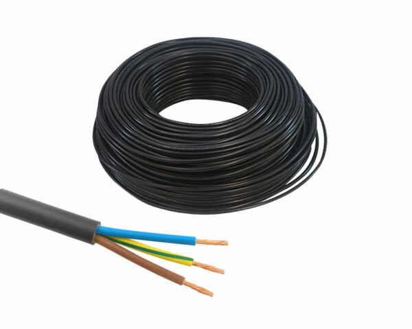 TTR Kablo Siyah 3x2.5 mm H05VV-F
