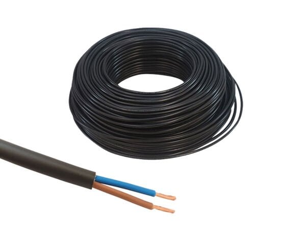 TTR Kablo Siyah 2x1.5 mm H05VV-F