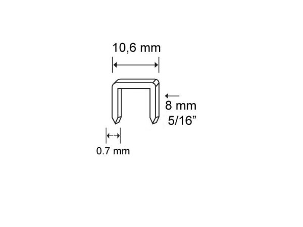 Zımba Teli 13/8 mm