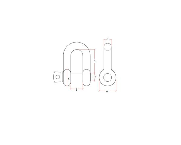 Tonajlı Kilit Düz G-210 1/4 - 12 ton