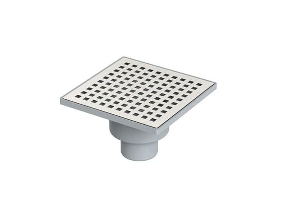 Yer Süzgeci 15x15cm 50 mm Alttan Çıkışlı