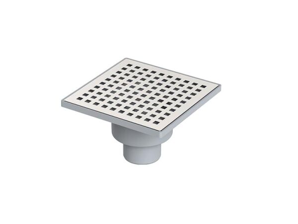 Yer Süzgeci 15x15cm 70 mm Alttan Çıkışlı