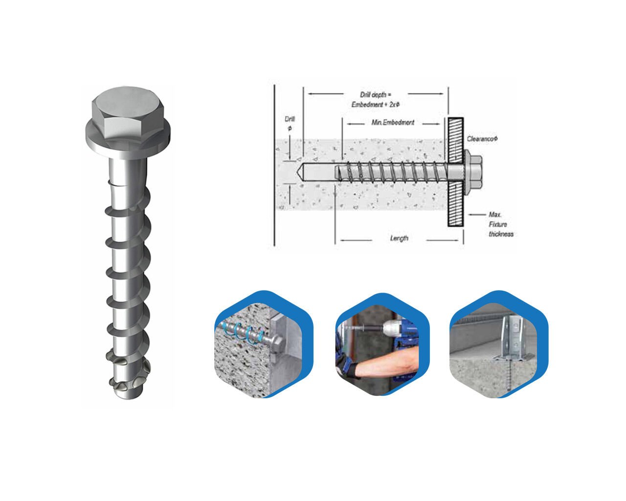 14x80 Beton Vidası