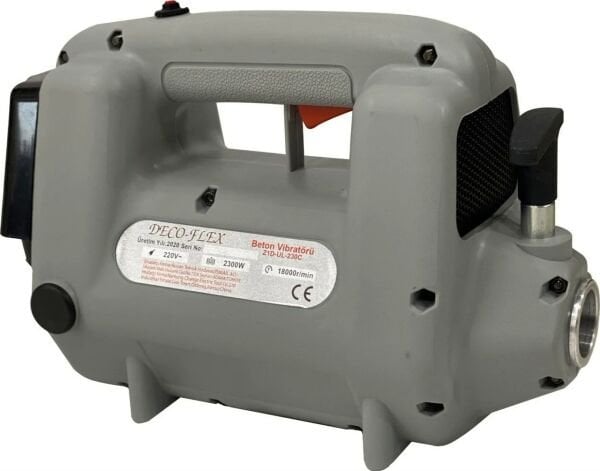 DECO FLEX W TİP 230C  ELEKTRİKLİ BETON VİBRATÖRÜ 3HP, 4M, 45MM ŞİŞE DAHİL, YÜKSEK FREKANSLI
