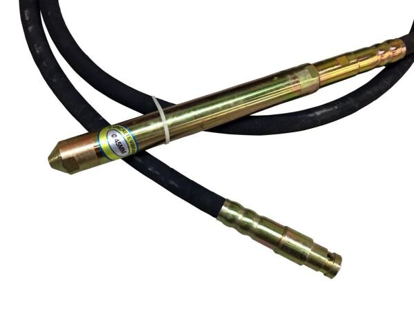 DECO FLEX W TİP 230C  ELEKTRİKLİ BETON VİBRATÖRÜ 3HP, 4M, 45MM ŞİŞE DAHİL, YÜKSEK FREKANSLI