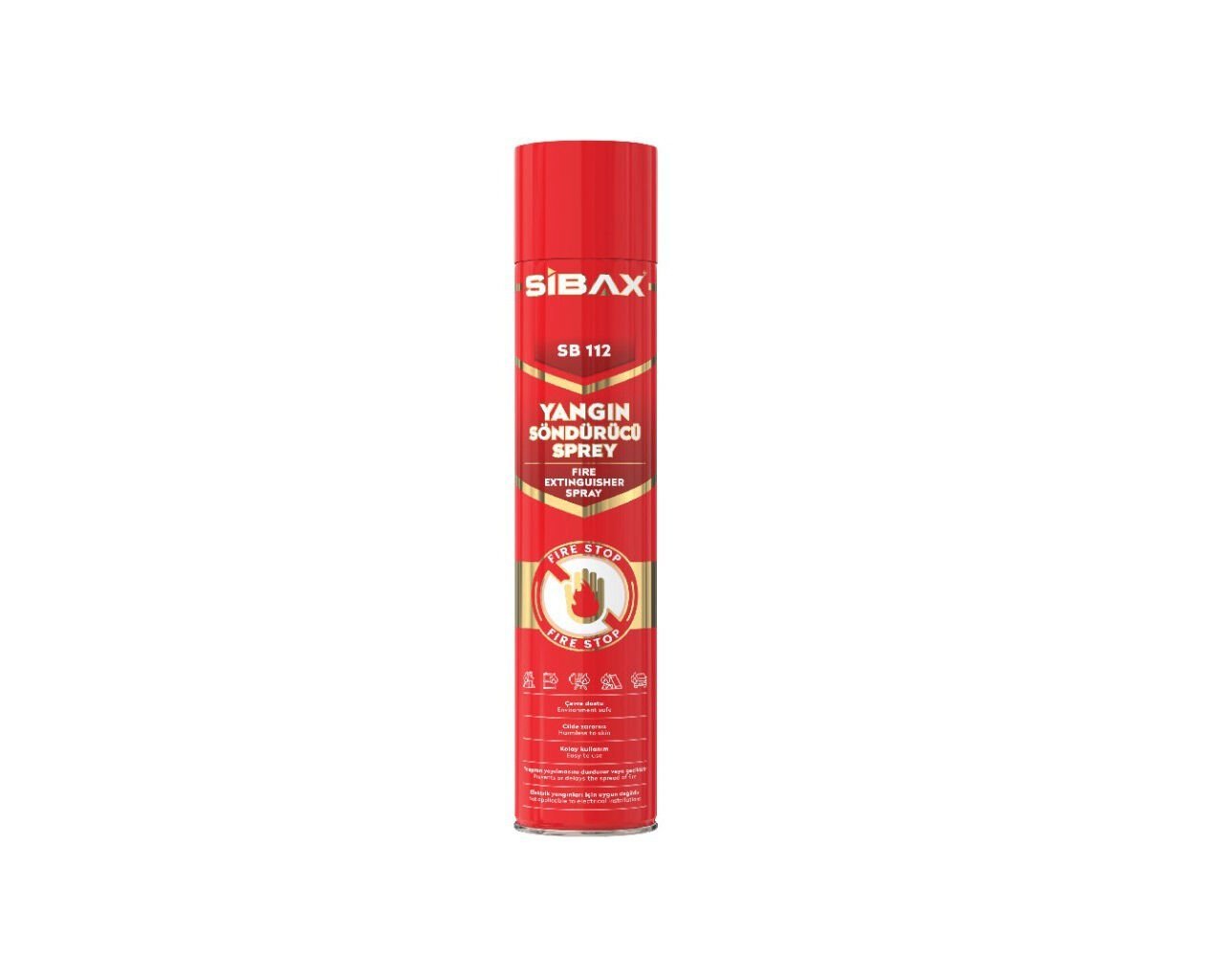 SİBAX SB112 Yangın Söndürücü Sprey 600ml