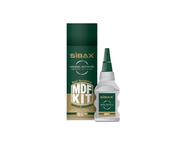 SİBAX BS 14 Hızlı Yapıştırıcı MDF Kit 400 ml + 100 gr