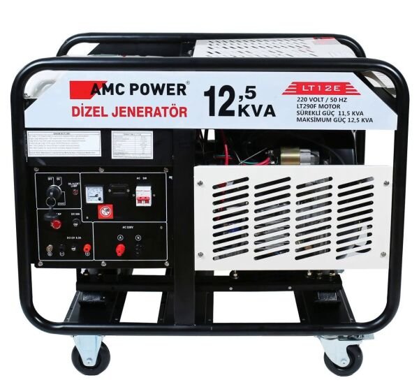AMC LT12E  DİZEL JENERATÖR 12.5KVA 220VOLT