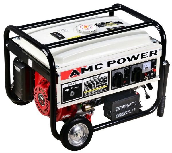 AMC BT 3800LE BENZİNLİ İPLİ MARŞLI JENERATÖR 3.5KVA 220VOLT