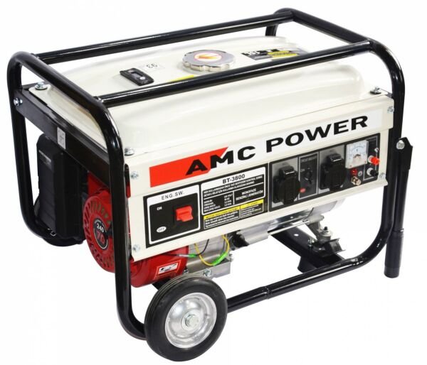 AMC BT 3800 BENZİNLİ İPLİ JENERATÖR 3.5KVA 220VOLT