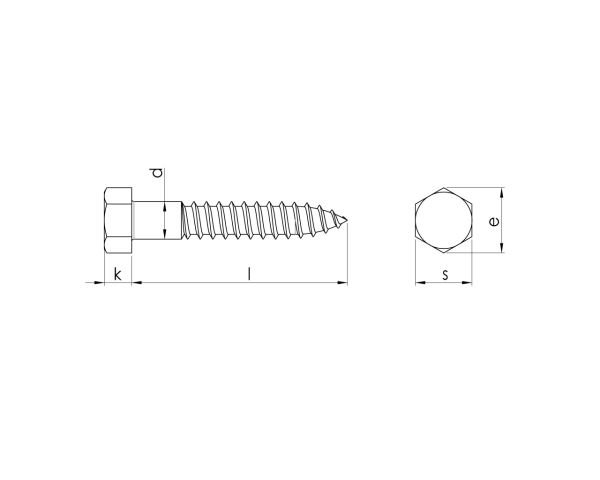 M6x30 Trifon Vida DIN 571