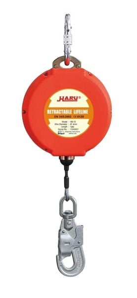 HARU HE-10 DÜŞÜŞ TUTUCU GERİ SARIMLI ÇELİK HALAT 10MT