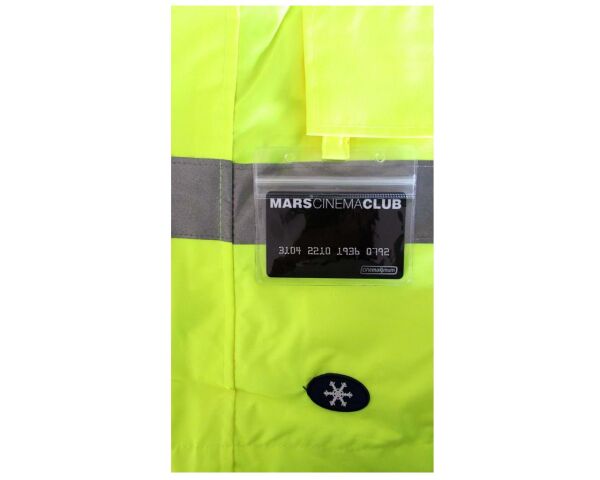 JUNIOR JN1011 Waterproof Fosforlu Oxford Parka Sarı M beden