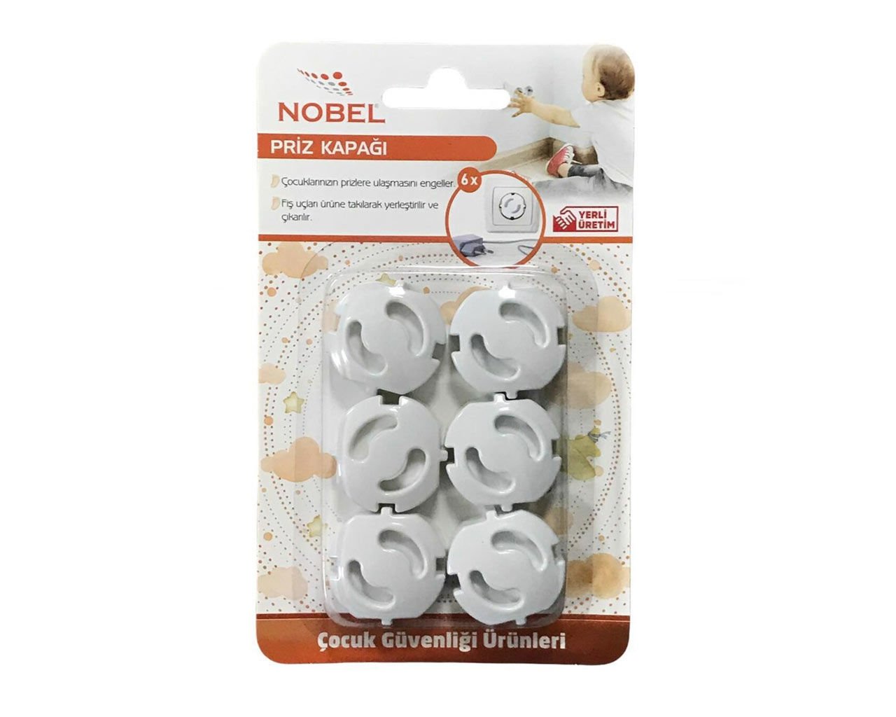 BABY Priz Kapağı Koruyucu 6'lı Set