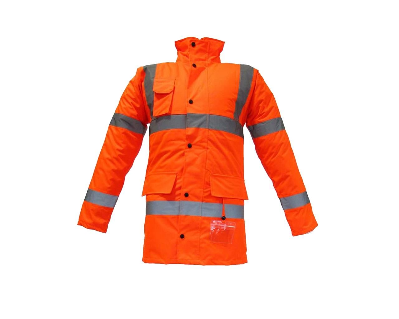 JUNIOR JN1012 Waterproof Fosforlu Oxford Parka Turuncu XXL beden