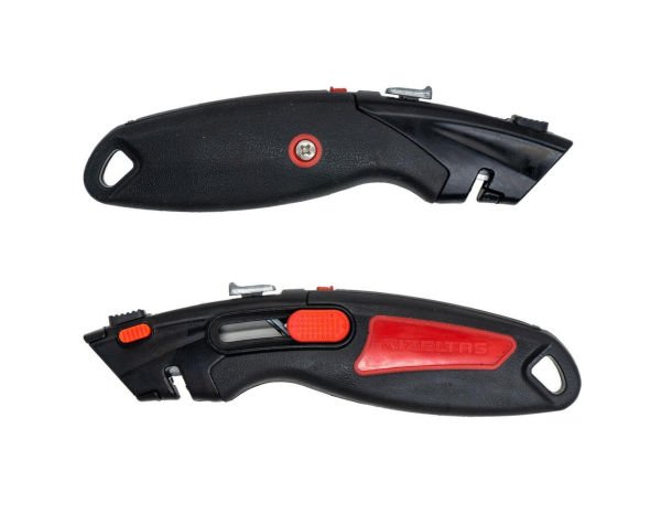 İZELTAŞ PRO Günlikli Otomatik Kilitlemeli Trapez Maket Bıçağı 18mm