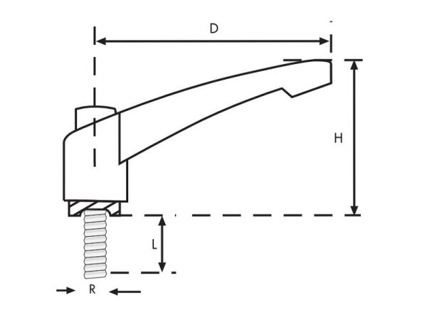 Metal Sustalı Kol Civatalı Çap80 M8x20