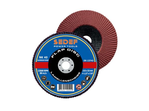SEDEF Flap Disk NK 115x22 mm 120 Kum