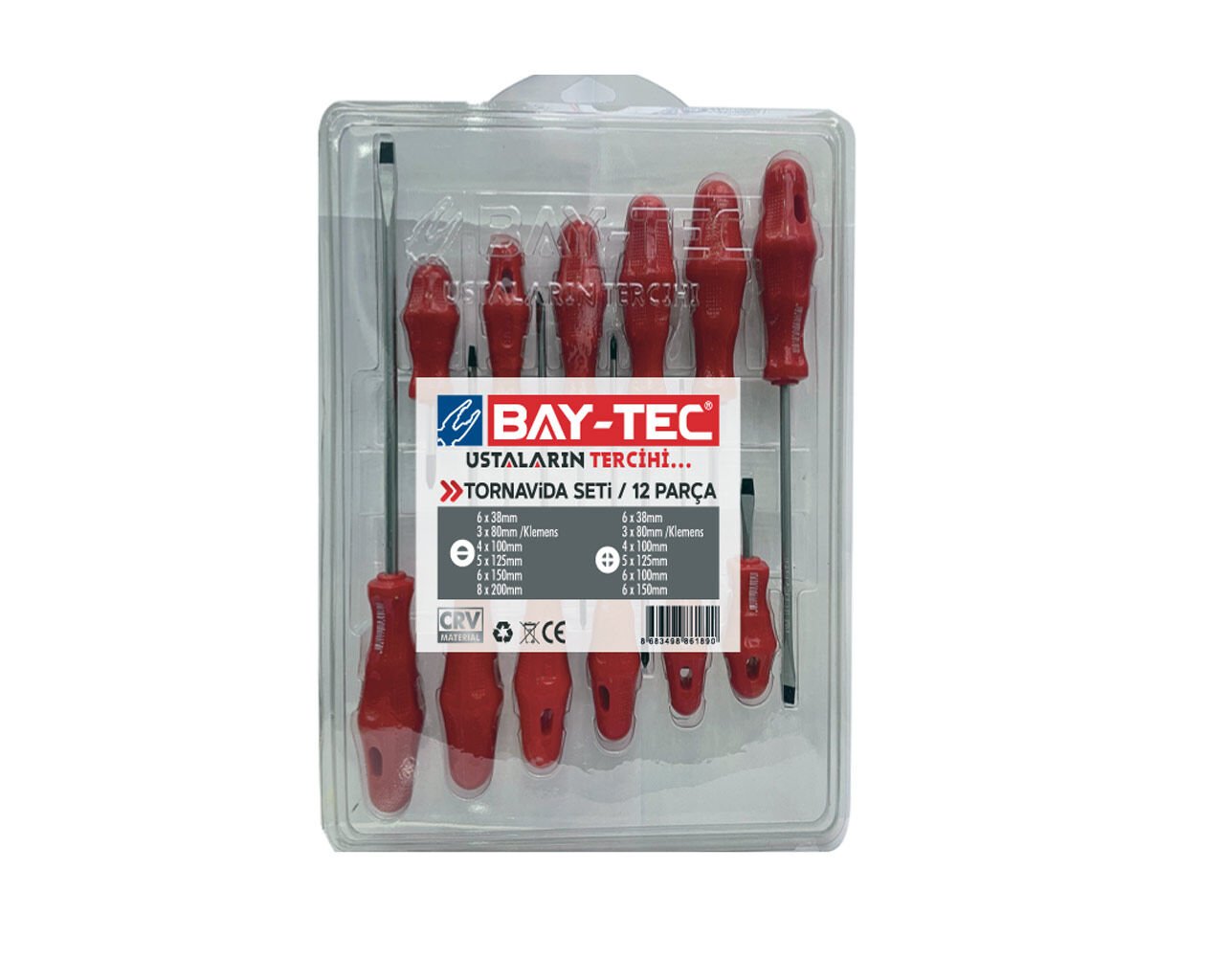 MK4508-08 Tornavida Seti 12 Parça
