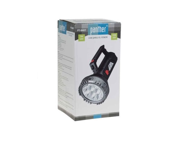 PANTHER PT-8407 USB Şarjlı El Feneri