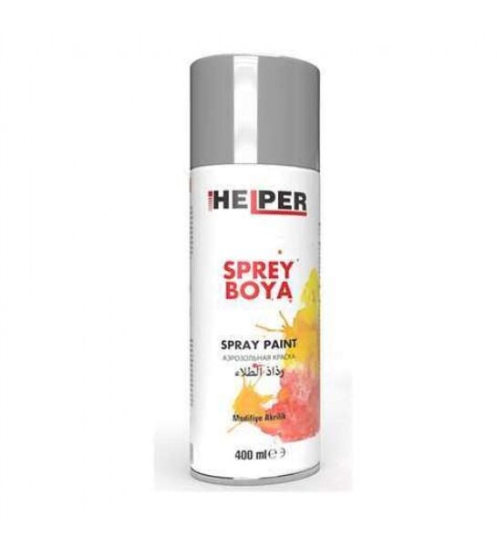HELPER 9006 METALİK GRİ SPREY BOYA 400 ML