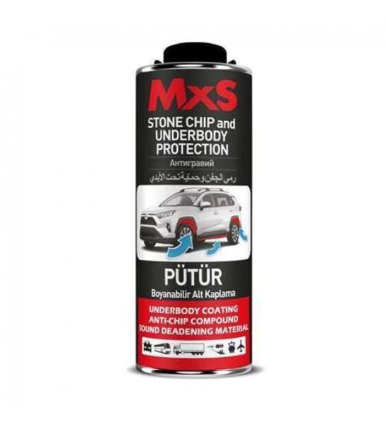 MXS Pütür Boyanabilir Alt Kaplama Siyah 1 kg