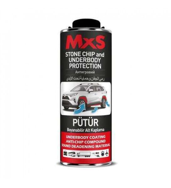 MXS Pütür Boyanabilir Alt Kaplama Siyah 1 kg