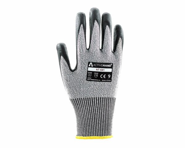 NT 641 GR/SY NO:9 3/4 Köpük Nitril Kaplı Polyester Kesilmeye Dayanıklı Eldiven