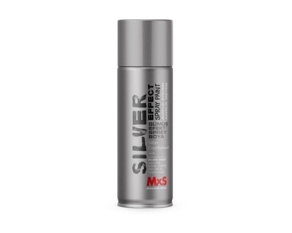 MXS 906 Gümüş Efekt Sprey Boya 400 ml
