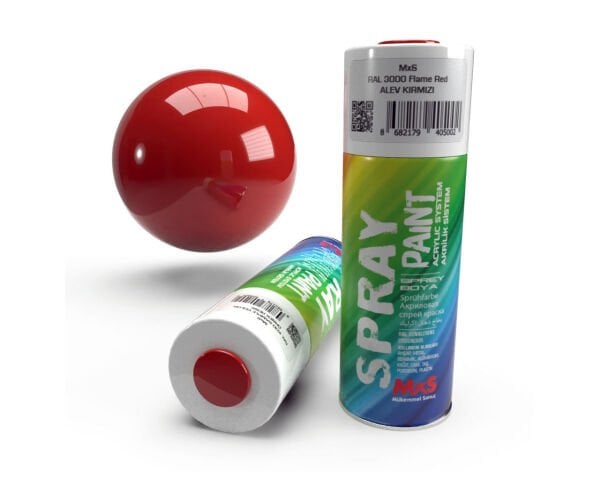 MXS 3000 Alev Kırmızı Sprey Boya 400 ml