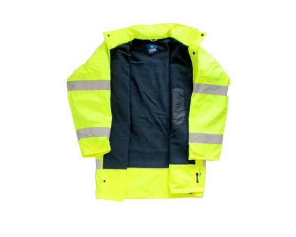 JUNIOR JN1011 XXXL Sarı Waterproof Fosforlu Oxford Parka