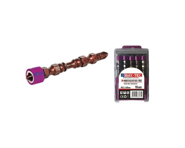 MU2044 PH2x65 Mıknatıs Uçlu Bits 2 Yönlü