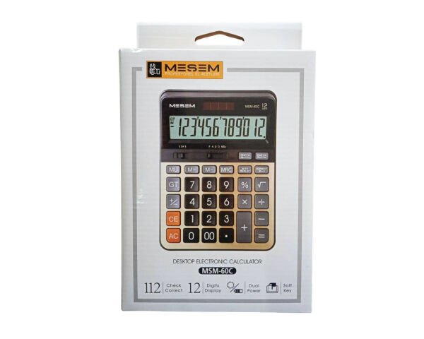 Hesap Makinesi 12 Haneli MSM60C
