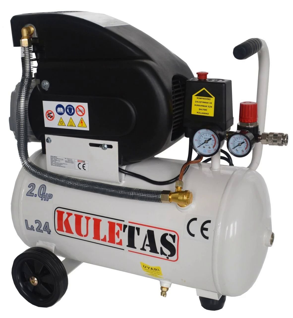 KULETAŞ HAVA KOMPRESÖRÜ 24  LİTRE 2HP