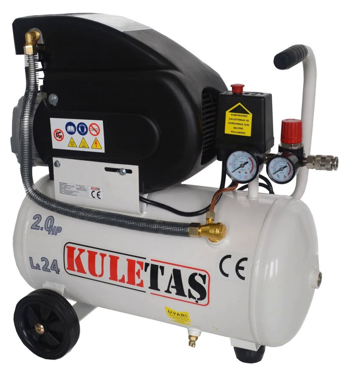 KULETAŞ HAVA KOMPRESÖRÜ 24  LİTRE 2HP