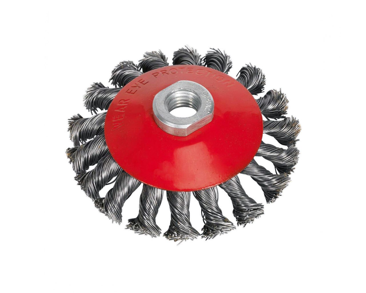 SEDEF 115mm Burgulu Konik Tel Fırça 55740